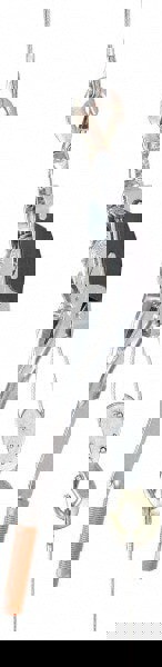 Manual Lever Hoist: 1 Ton Working Load Limit, 12' Max Lift